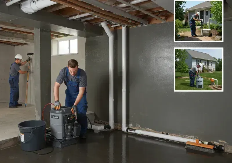 Basement Waterproofing and Flood Prevention process in Van Alstyne, TX